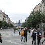 Dostáváme se na Václavské náměstí.