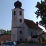 Kostel sv. Jana Křtitele v Českém Rudolci.