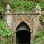 Toto je horní portál Schwarzenberského plavebního tunelu.