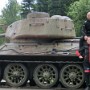 Společná fotka na tanku u Haničky.