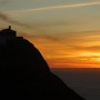 Maják na Cabo da Roca za soumraku.