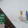 Nástup na vrchol Kitzsteinhornu. K vrcholu to je 40 minut, ale v tom počasí to nemá cenu.