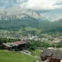 Krásné město Cortina d'Ampezzo.