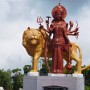 Hinduistická socha Durga Maa v Grand Bassin.