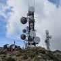 Vrcholové vysílače na Monta Capanne.
