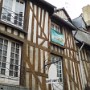 Původní hrazděné domy v Rennes.