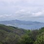 Pohled z Monte Calamity směrem na Porto Azzuro.