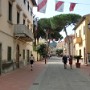 Pěší zóna v Marině di Campo.