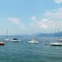 Pohled na Lago di Garda z Torri del Benaco.