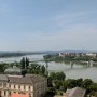 Pohled od Baziliky na Dunaj.