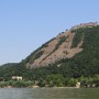 Pohled na hrad ve Visegrádu.