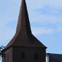 Zvonice u kostela Všech svatých v Hronově.