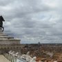 Výhled ze střechy Národního památníku Viktora Emmanuela II.